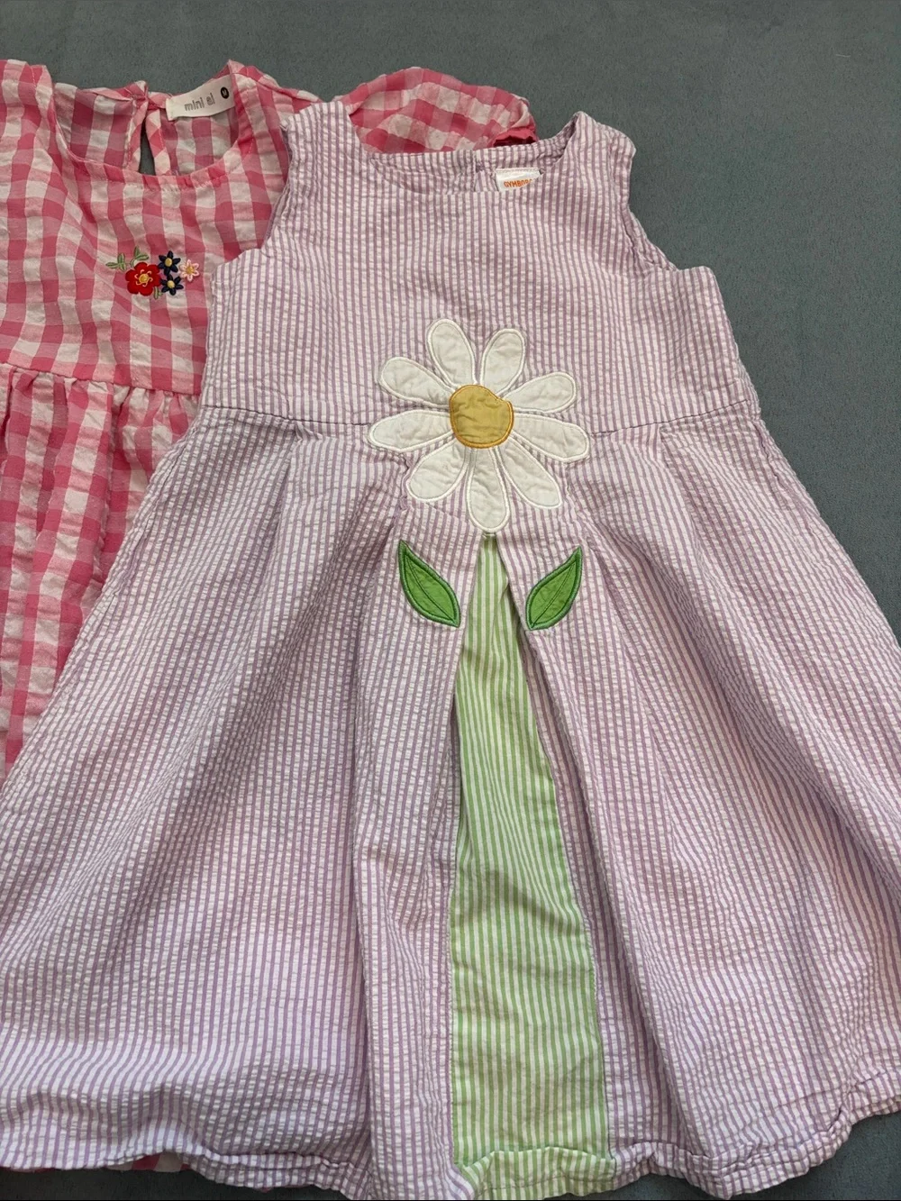 3 Dresses Summer Spring Floral Gingham Striped 4T